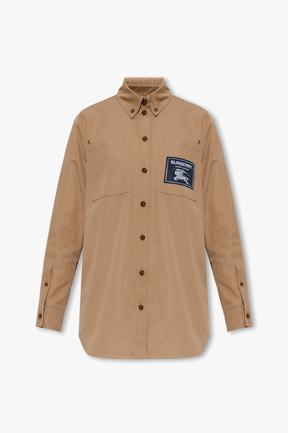 Burberry Handyhulle mit Vintage Check Nude Brown Paola shirt with logo Burberry BaradulinShops Australia